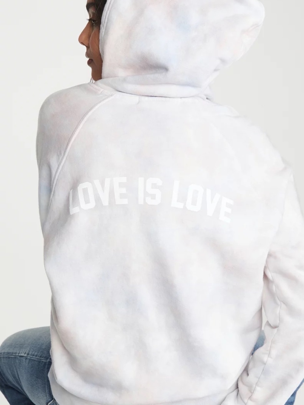 Spiritual Gangster Love is Love Tie-Dye Hoodie size Medium women's